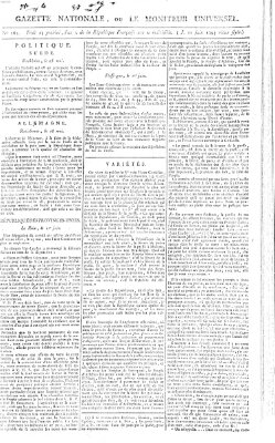 Gazette nationale, ou le moniteur universel (Le moniteur universel) Donnerstag 11. Juni 1795