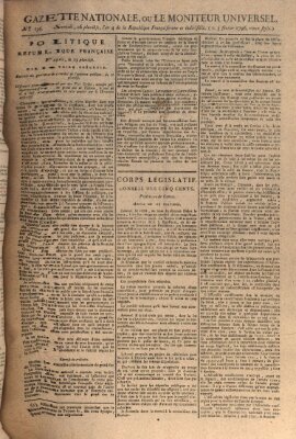 Gazette nationale, ou le moniteur universel (Le moniteur universel) Freitag 5. Februar 1796