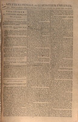 Gazette nationale, ou le moniteur universel (Le moniteur universel) Dienstag 9. Februar 1796