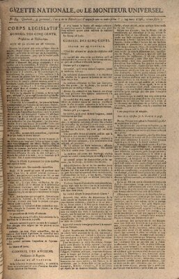 Gazette nationale, ou le moniteur universel (Le moniteur universel) Donnerstag 24. März 1796