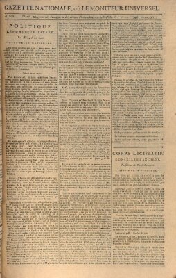 Gazette nationale, ou le moniteur universel (Le moniteur universel) Montag 11. April 1796