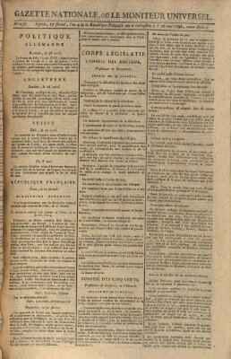 Gazette nationale, ou le moniteur universel (Le moniteur universel) Montag 16. Mai 1796