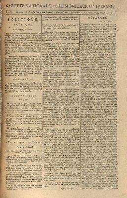 Gazette nationale, ou le moniteur universel (Le moniteur universel) Dienstag 17. Mai 1796