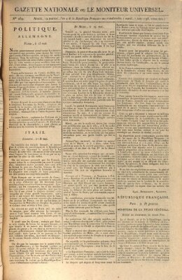 Gazette nationale, ou le moniteur universel (Le moniteur universel) Dienstag 7. Juni 1796