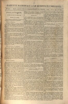 Gazette nationale, ou le moniteur universel (Le moniteur universel) Montag 20. Juni 1796