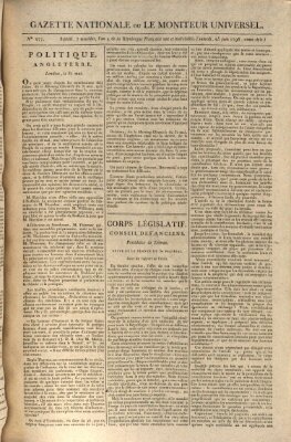 Gazette nationale, ou le moniteur universel (Le moniteur universel) Samstag 25. Juni 1796