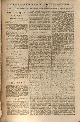 Gazette nationale, ou le moniteur universel (Le moniteur universel) Montag 27. Juni 1796