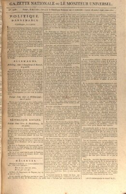 Gazette nationale, ou le moniteur universel (Le moniteur universel) Dienstag 26. Juli 1796