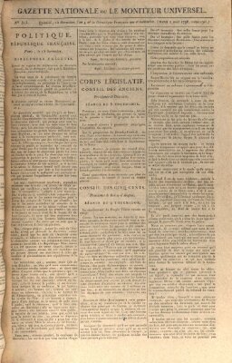 Gazette nationale, ou le moniteur universel (Le moniteur universel) Dienstag 2. August 1796