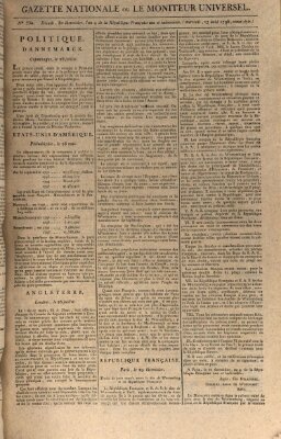 Gazette nationale, ou le moniteur universel (Le moniteur universel) Mittwoch 17. August 1796