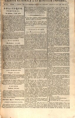 Gazette nationale, ou le moniteur universel (Le moniteur universel) Sonntag 28. August 1796