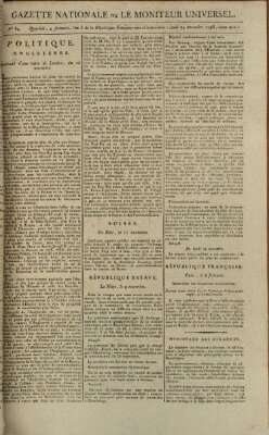 Gazette nationale, ou le moniteur universel (Le moniteur universel) Donnerstag 24. November 1796