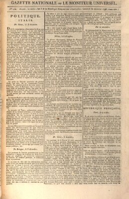 Gazette nationale, ou le moniteur universel (Le moniteur universel) Freitag 30. Dezember 1796