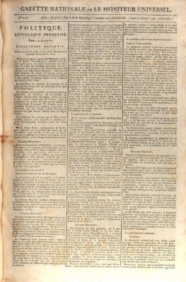 Gazette nationale, ou le moniteur universel (Le moniteur universel) Montag 2. Januar 1797