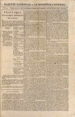 Gazette nationale, ou le moniteur universel (Le moniteur universel) Mittwoch 18. Januar 1797