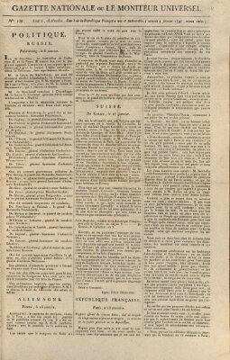 Gazette nationale, ou le moniteur universel (Le moniteur universel) Samstag 4. Februar 1797