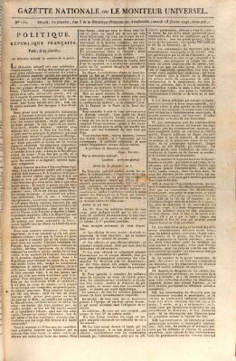 Gazette nationale, ou le moniteur universel (Le moniteur universel) Samstag 18. Februar 1797