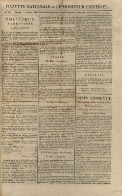 Gazette nationale, ou le moniteur universel (Le moniteur universel) Sonntag 19. Februar 1797