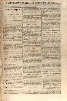 Gazette nationale, ou le moniteur universel (Le moniteur universel) Freitag 24. Februar 1797