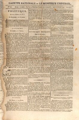 Gazette nationale, ou le moniteur universel (Le moniteur universel) Dienstag 28. Februar 1797