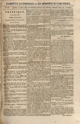 Gazette nationale, ou le moniteur universel (Le moniteur universel) Sonntag 5. März 1797