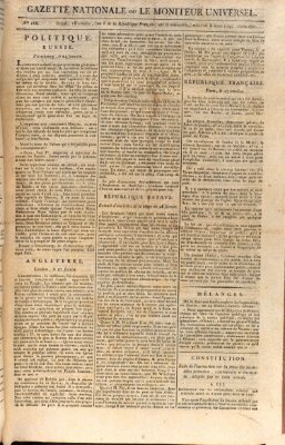 Gazette nationale, ou le moniteur universel (Le moniteur universel) Mittwoch 8. März 1797