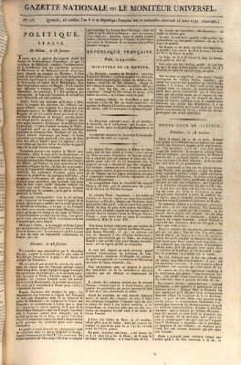 Gazette nationale, ou le moniteur universel (Le moniteur universel) Mittwoch 15. März 1797