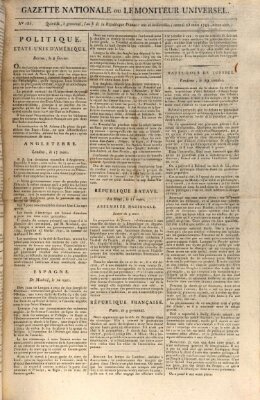 Gazette nationale, ou le moniteur universel (Le moniteur universel) Samstag 25. März 1797