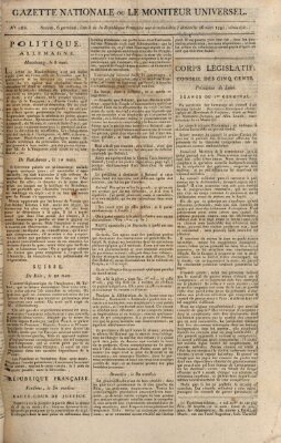 Gazette nationale, ou le moniteur universel (Le moniteur universel) Sonntag 26. März 1797