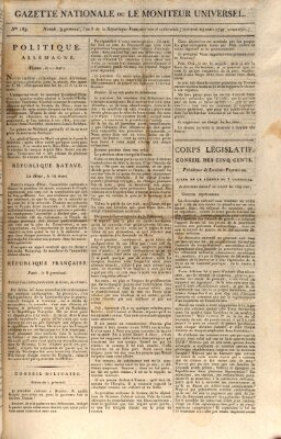 Gazette nationale, ou le moniteur universel (Le moniteur universel) Mittwoch 29. März 1797