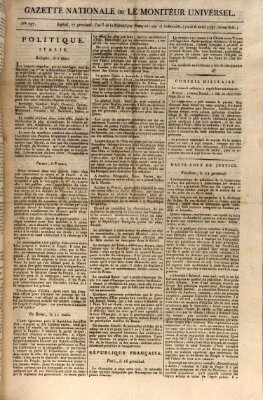 Gazette nationale, ou le moniteur universel (Le moniteur universel) Donnerstag 6. April 1797