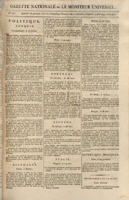 Gazette nationale, ou le moniteur universel (Le moniteur universel) Freitag 14. April 1797