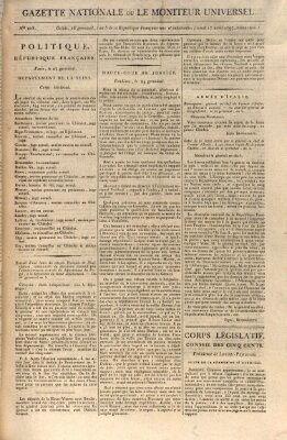 Gazette nationale, ou le moniteur universel (Le moniteur universel) Montag 17. April 1797