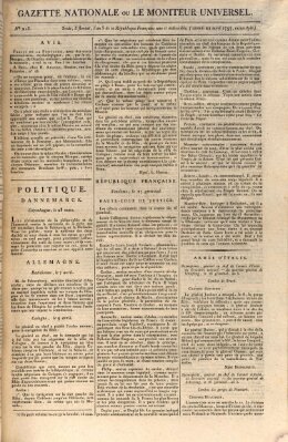 Gazette nationale, ou le moniteur universel (Le moniteur universel) Samstag 22. April 1797