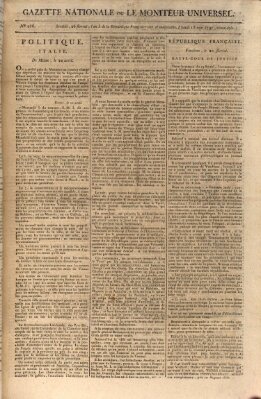 Gazette nationale, ou le moniteur universel (Le moniteur universel) Montag 15. Mai 1797