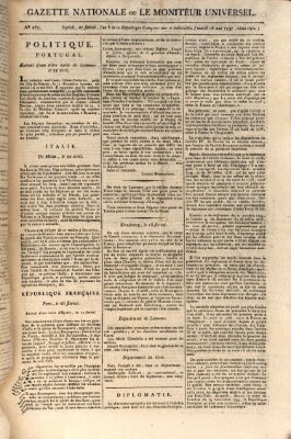 Gazette nationale, ou le moniteur universel (Le moniteur universel) Dienstag 16. Mai 1797