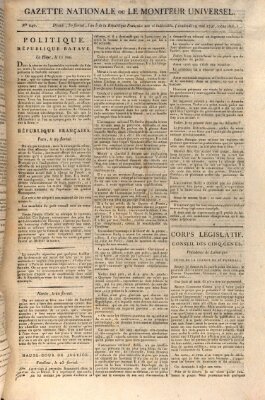 Gazette nationale, ou le moniteur universel (Le moniteur universel) Freitag 19. Mai 1797