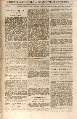 Gazette nationale, ou le moniteur universel (Le moniteur universel) Montag 29. Mai 1797