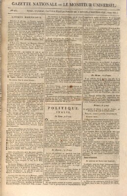 Gazette nationale, ou le moniteur universel (Le moniteur universel) Montag 5. Juni 1797