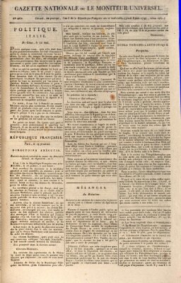 Gazette nationale, ou le moniteur universel (Le moniteur universel) Donnerstag 8. Juni 1797