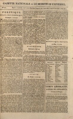 Gazette nationale, ou le moniteur universel (Le moniteur universel) Donnerstag 15. Juni 1797