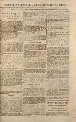 Gazette nationale, ou le moniteur universel (Le moniteur universel) Montag 19. Juni 1797