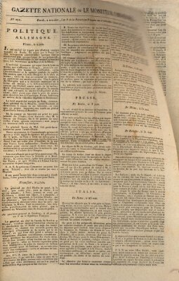 Gazette nationale, ou le moniteur universel (Le moniteur universel) Dienstag 20. Juni 1797