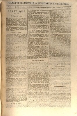 Gazette nationale, ou le moniteur universel (Le moniteur universel) Montag 3. Juli 1797