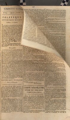 Gazette nationale, ou le moniteur universel (Le moniteur universel) Samstag 22. Juli 1797