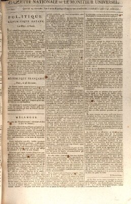 Gazette nationale, ou le moniteur universel (Le moniteur universel) Freitag 11. August 1797