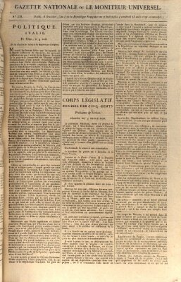 Gazette nationale, ou le moniteur universel (Le moniteur universel) Freitag 25. August 1797