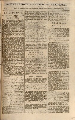 Gazette nationale, ou le moniteur universel (Le moniteur universel) Dienstag 3. Oktober 1797