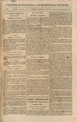 Gazette nationale, ou le moniteur universel (Le moniteur universel) Freitag 24. November 1797