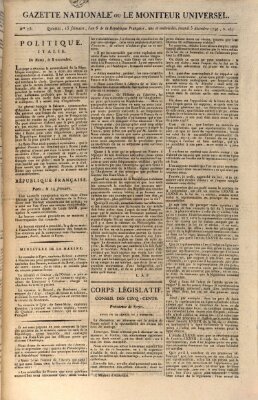 Gazette nationale, ou le moniteur universel (Le moniteur universel) Dienstag 5. Dezember 1797